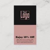 Eenvoudige Dual Tone Haarstylist 10% korting (Voorkant)