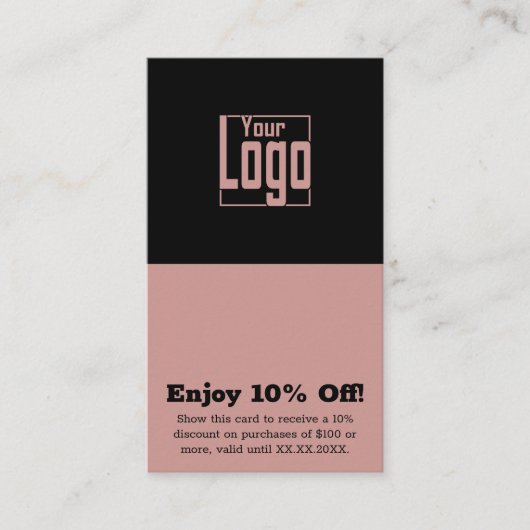 Eenvoudige Dual Tone Haarstylist 10% korting (Voorkant)