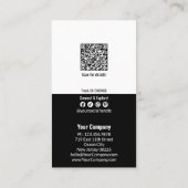 Eenvoudige Dual Tone Small Business XX% korting (Achterkant)