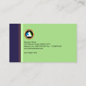 Eenvoudige, dynamische, professionele, globale inv visitekaartje (Achterkant)