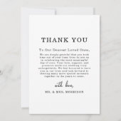 Eenvoudige eBay-uithuwfoto voor eBay-handtekeninge Bedankkaart (Achterkant)