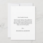 Eenvoudige eBay-uithuwfoto voor eBay-handtekeninge Bedankkaart (Achterkant)