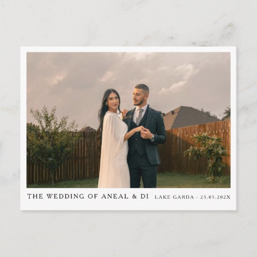 Eenvoudige eBay-uitnodiging voor tekst en foto's Briefkaart (Voorkant)