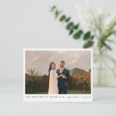 Eenvoudige eBay-uitnodiging voor tekst en foto's Briefkaart (Staand voorkant)