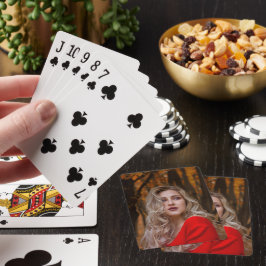 Eenvoudige Eén Foto Pokerkaarten
