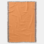 Eenvoudige Één Stevige Kleur Oranje Monocolor Deken (Voorkant Verticaal)