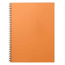 Eenvoudige Één Stevige Kleur Oranje Monocolor Notitieboek