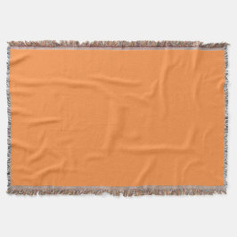 Eenvoudige Eenkleurige Oranje Monokleur Deken