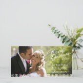 EENVOUDIGE EERSTE KERSTKAART MET FOTO (Staand voorkant)