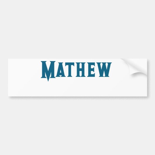 eenvoudige eerste letter monogram add your name le bumpersticker (Voorkant)