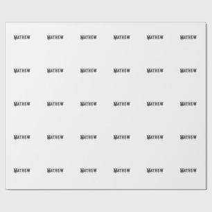 eenvoudige eerste letter monogram add your name le cadeaupapier