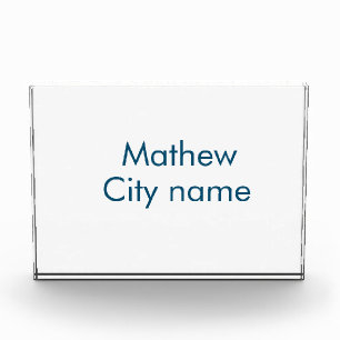 eenvoudige eerste letter monogram add your name le fotoblokken