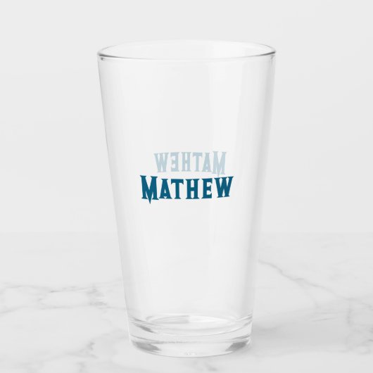 eenvoudige eerste letter monogram add your name le glas (Voorkant)