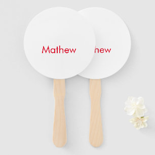 eenvoudige eerste letter monogram add your name le handwaaier