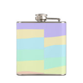 eenvoudige eerste letter monogram add your name le heupfles (Achterkant)