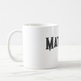 eenvoudige eerste letter monogram add your name le koffiemok