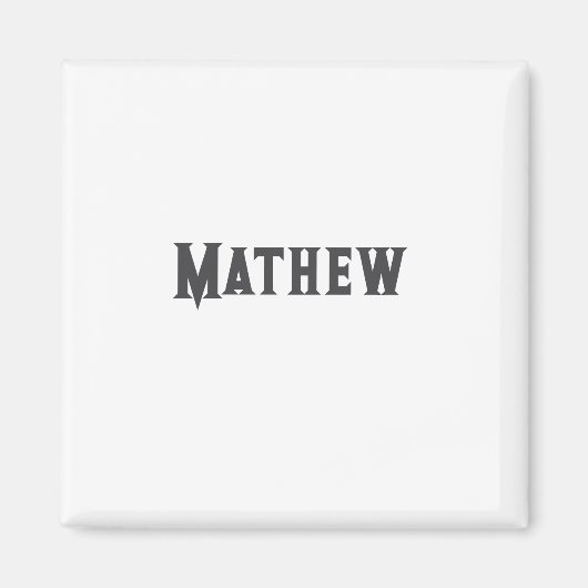 eenvoudige eerste letter monogram add your name le magneet (Voorkant)