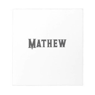 eenvoudige eerste letter monogram add your name le notitieblok