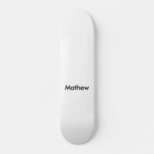 eenvoudige eerste letter monogram add your name le persoonlijk skateboard