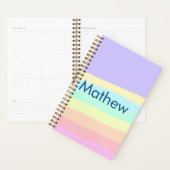 eenvoudige eerste letter monogram add your name le planner (Display)