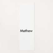 eenvoudige eerste letter monogram add your name le yogamat (Voorkant)