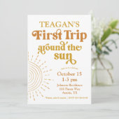 Eenvoudige eerste reis om de eerste zondag kaart (Staand voorkant)