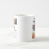 Eenvoudige eerste Vaderdag aangepaste 3 foto Koffiemok (Center)