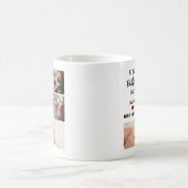 Eenvoudige eerste Vaderdag aangepaste 3 foto Koffiemok (Center)