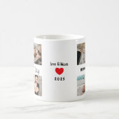 Eenvoudige eerste Vaderdag Aangepaste 8 Afbeelding Koffiemok (Center)