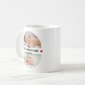 Eenvoudige eerste Vaderdag Egg-geïnspireerde 4 fot Koffiemok (Voorkant links)