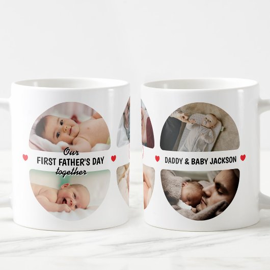 Eenvoudige eerste Vaderdag Egg-geïnspireerde 6 fot Koffiemok