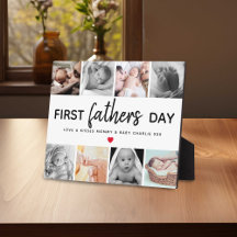 Eenvoudige Eerste Vaderdag Foto Collage | Papa