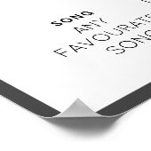 Eenvoudige eerste verjaardag eerste jaarsteen poster (Hoek)