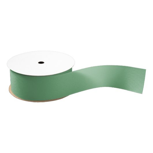 Eenvoudige effen kleur effen Absinthe pastel Groen Grosgrain Lint (Spoel)
