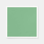 Eenvoudige effen kleur effen Absinthe pastel Groen Servet (Voorkant)
