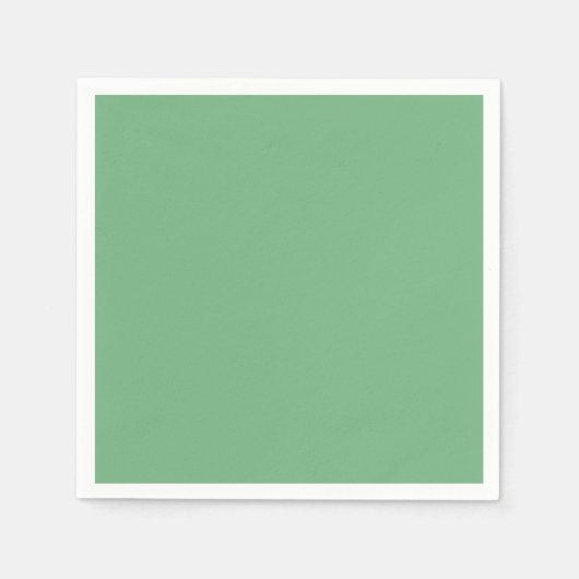Eenvoudige effen kleur effen Absinthe pastel Groen Servet (Voorkant)