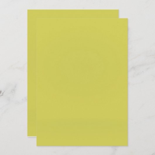 Eenvoudige Effen Kleur Trouw Dank Je Niet Bedankkaart (Voorkant / Achterkant)