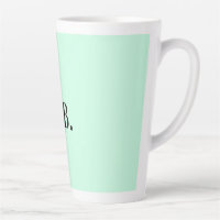 Eenvoudige effen kleur voeg naam tekst monogram to