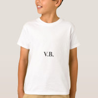 Eenvoudige effen kleur voeg naam tekst monogram to