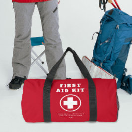 Eenvoudige EHBO Rode Kruis Medische Veiligheid Rei Plunjezak