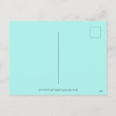 EENVOUDIGE EIEREN EN KUTE BABY PINKVLAMINGO MET BU FEESTDAGENKAART (Achterkant)