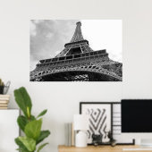 Eenvoudige Eiffeltower Poster (Thuiskantoor)