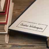 Eenvoudige eigenschap van handgeschreven scriptnaa  zelfinktende stempel