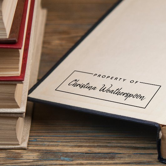 Eenvoudige eigenschap van handgeschreven scriptnaa  zelfinktende stempel