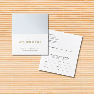 Eenvoudige Elegant Beauty Appointard Afsprakenkaart