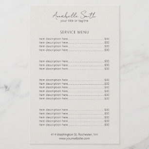 Eenvoudige Elegant Beige Minimalistische Moderne P