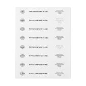 Eenvoudige Elegant Branded Black & White Business (Vel)