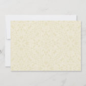 Eenvoudige Elegant Classic Weddenschappen Receptio Kaart (Achterkant)