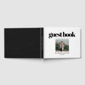 Eenvoudige elegant- en chic-trouwfoto gastenboek (Volledig)