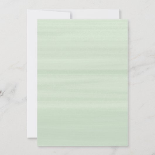 Eenvoudige Elegant Eucalyptus Leaves Birthday Kaart (Achterkant)